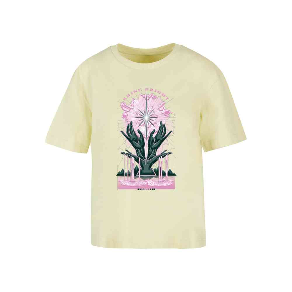 Miss Tee - Shine Bright Ladies T-shirt - Yellow